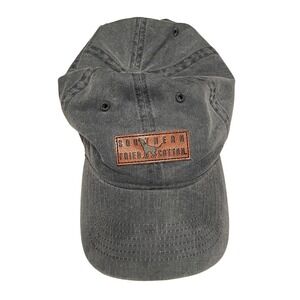 Southern Fried Cotton Strapback Cap Hat Blue Leather Label Dog Adjustable